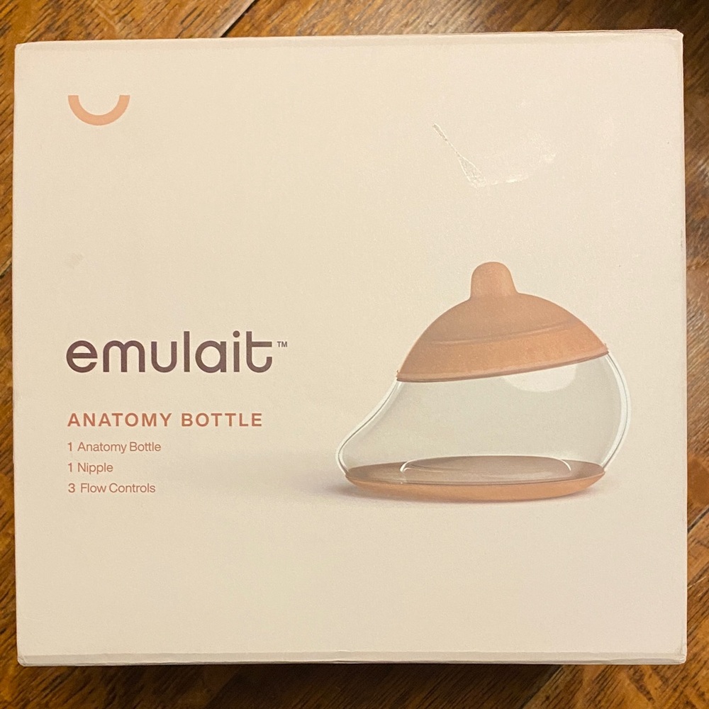 Anatomy Breast Shaped Baby Bottle - Fair - Shape 2-Responsive Flow Valve